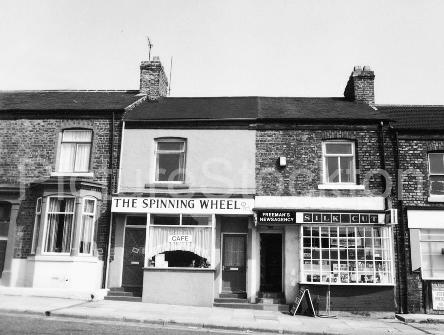 The Spinning Wheel Cafe, Church Road c1985 Picture Stockton Archive