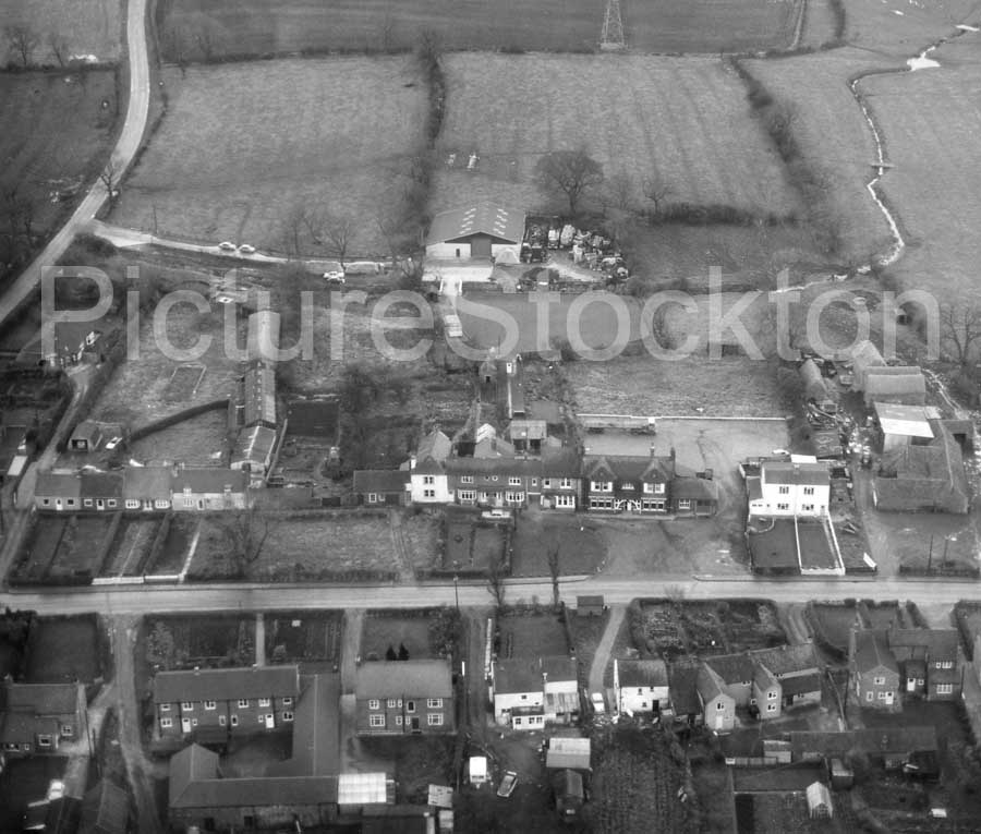 Aerial view of Carlton Village, 1968 Picture Stockton Archive